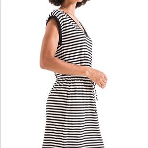 Z Supply The Striped Shirred Dress size small